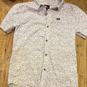 O'Neill Purple Patterned Button Down Shirt